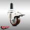 Service Caster 3 Inch 316SS Maroon Poly Swivel 1 Inch Expanding Stem Caster Lock Brake SCC SCC-SS316TTLEX20S314-PPUB-MRN-1 - alternate 4